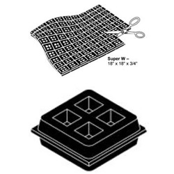 Super W Rubber Pad 3/4