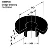 HG Isolation Washer Bushing